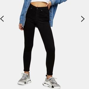 TOPSHOP Black Jamie Skinny Jeans